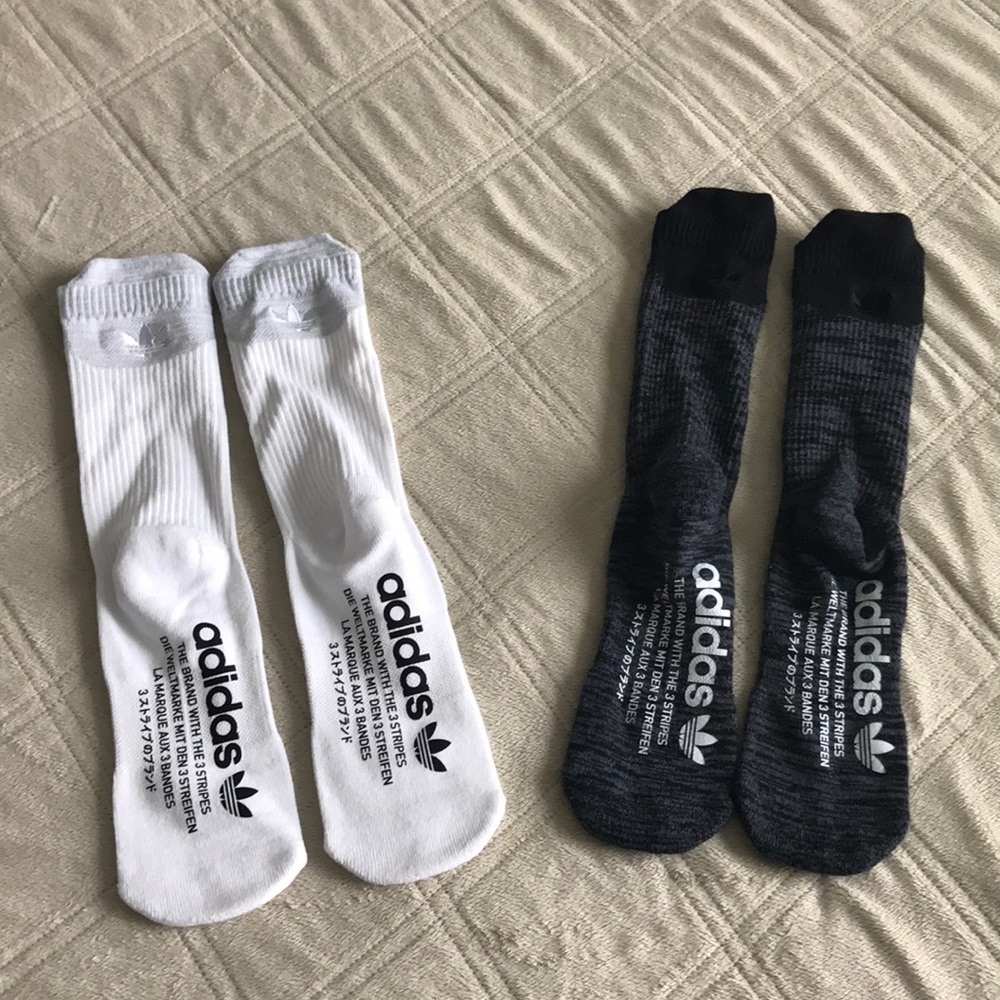 Adidas High Top Socks With Tabs Set